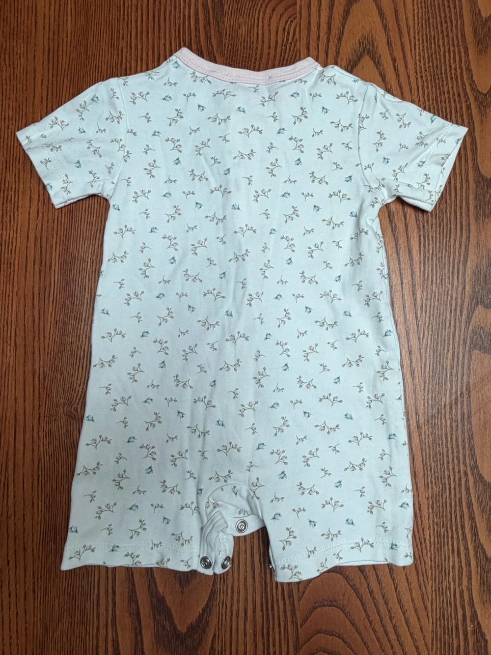 Like New- 3-6mo Boutique Baby Bliss Girls Floral Ruffle Romper